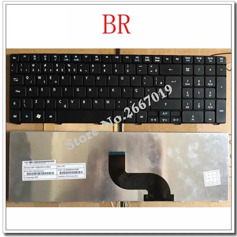 BR новая клавиатура для ноутбука для Acer для Aspire 5750 г 5750 5250 5253 5253 г 5333 5340 5349 5360 5733 5733Z 5750z 5750ZG Бразилии
