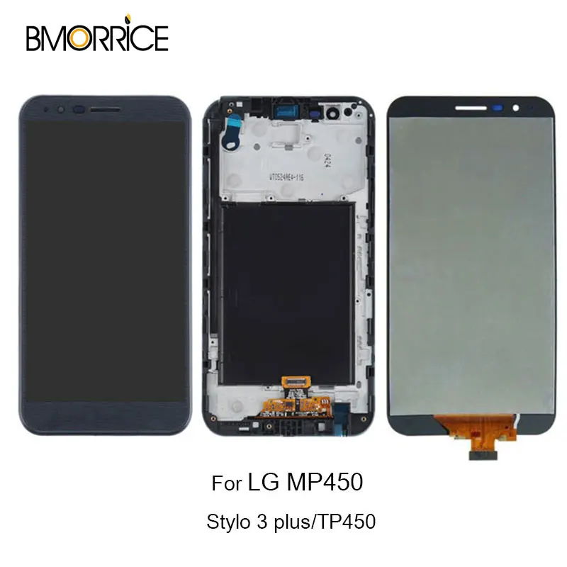 

Original Black For LG MP450 Stylo 3 Plus LCD Touch Digitizer LCD Screen Display Full Assembly with Frame or without Frame