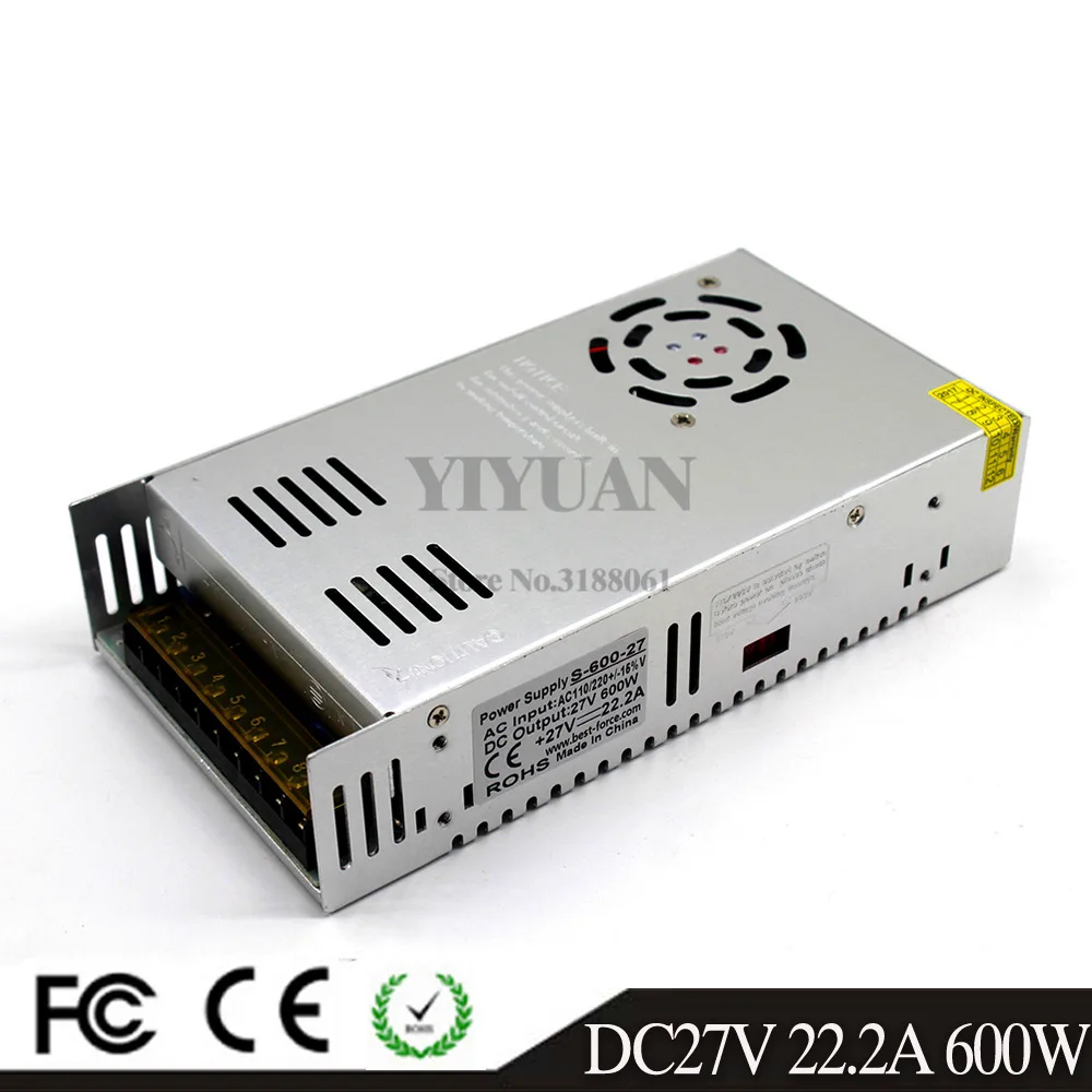 27V600W