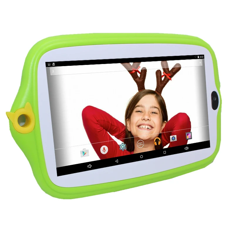 7 дюймов Android 4 512 МБ + Гб A33 детская четырхъядерный hd-планшет с двумя камерами