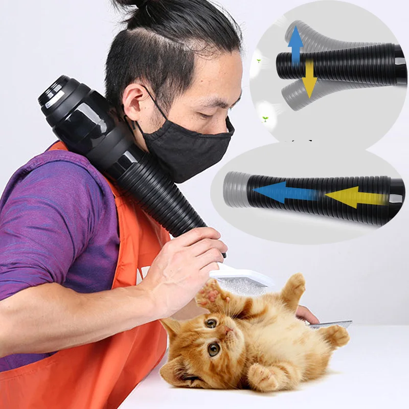 Профессиональные анионные Термостатические сушилки для собак и кошек Marcel 3 в 1 шестискоростной фен для волос гибкий Регулируемый выход Быстросохнущий