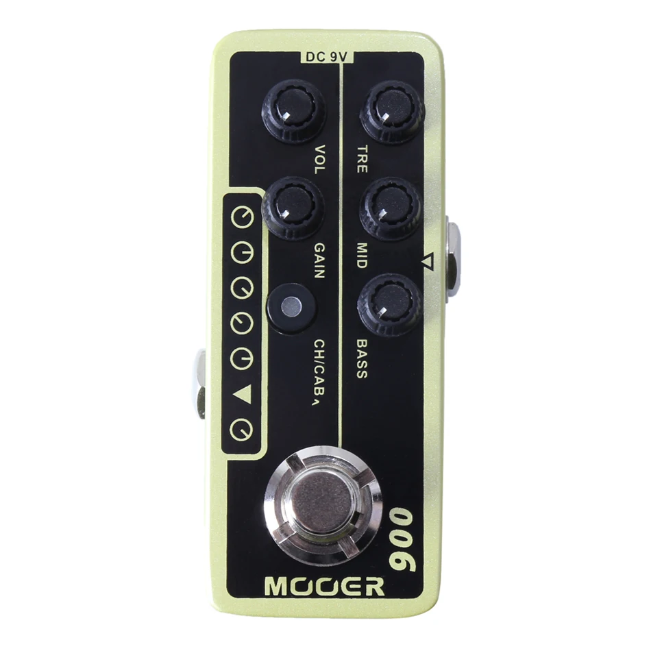 

MOOER 006 Classic Deluxe Digital Preamp electric guitar pedal High quality dual channel preamp Independent 3 band EQ