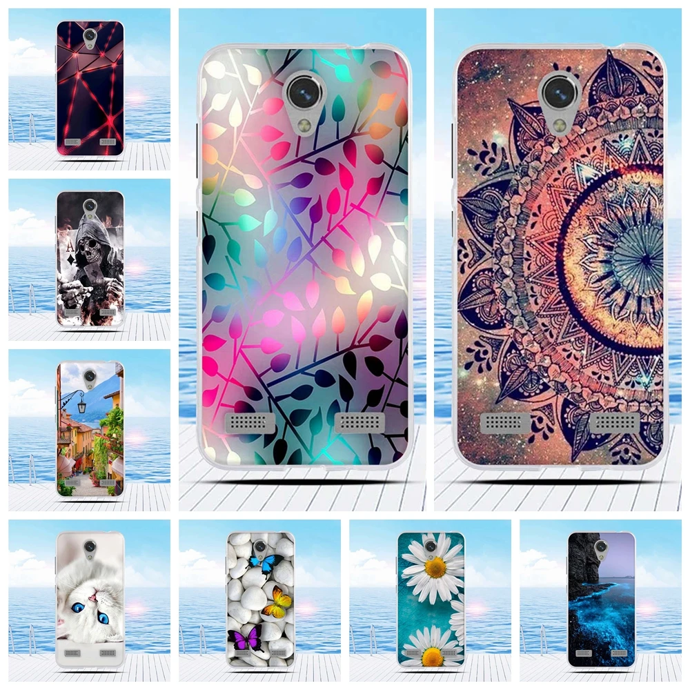 Cartoon 3D Relief Printing Pattern Back Cover TPU Soft Silicone Case Coque Capa Funda For ZTE Blade BA520 | Мобильные телефоны и