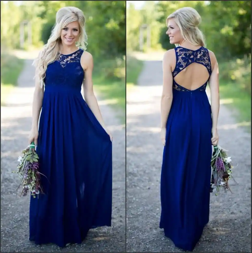 Royal Blue Cheap Bridesmaid Dresses 