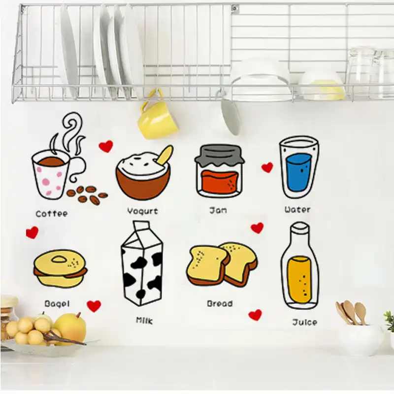 Envío Gratis Kawaii dibujos animados alimentos leche café