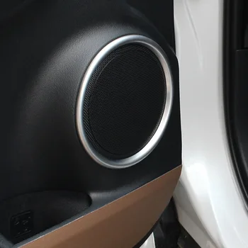 

For Lexus NX 200 2015 2016 ABS Matte Car door inner horn ring Cover Trim Car Styling Accessories 4pcs