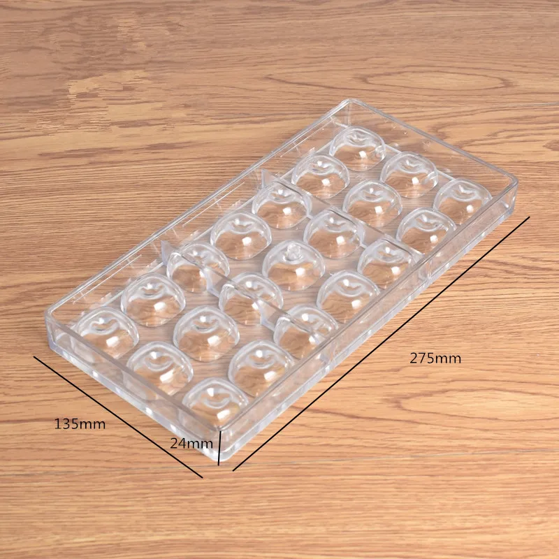 SHENHONG, Новое поступление, вогнутая квадратная форма для шоколада, поликарбонатная форма для шоколада, 3D форма для конфет, BPA бесплатно, FDA, инструменты для выпечки