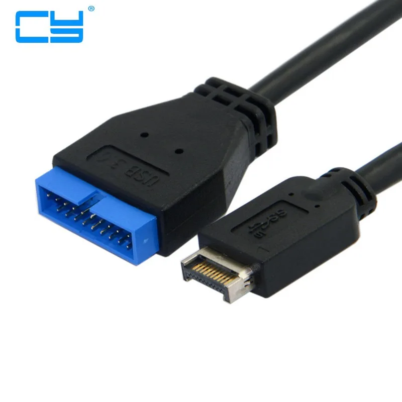 Кабель-удлинитель USB 3.0 type-c MINI 20 pin для передней панели и стандартного 3 1 19/30pin см
