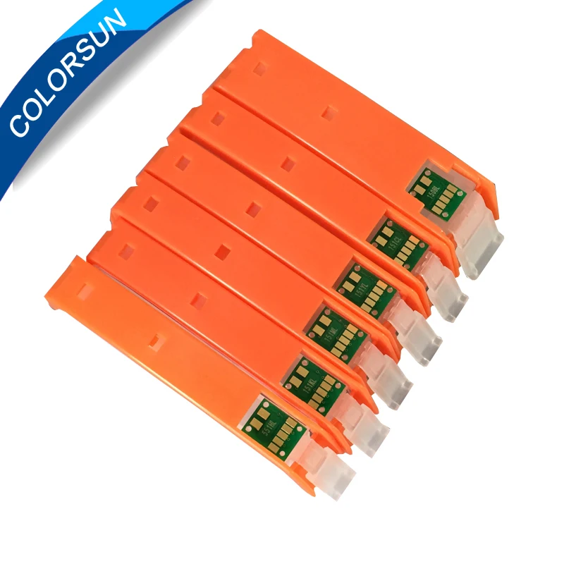 6 шт. встроенные картриджи для принтера canon MG7720 TS8020 TS9020 TS6020 с чипом ARC PGI270 270