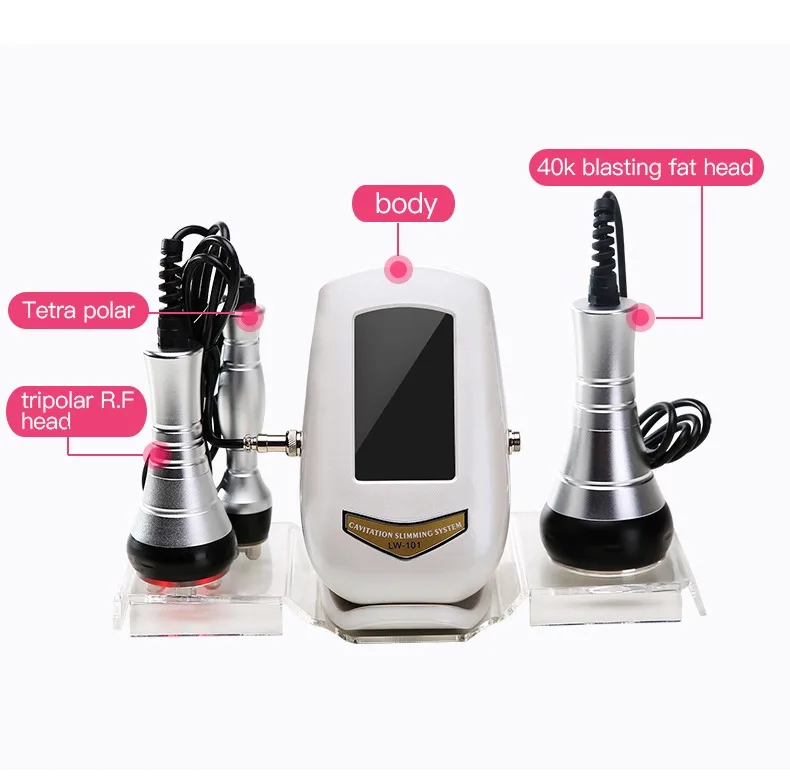 40K Cavitation+Multipolar RF Vacuum Ultrasonic Slimming Machine lw-101