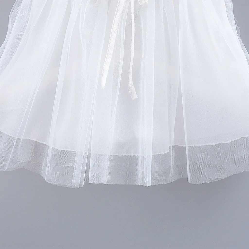 Cute Baby Girl Dress Solid Bow Lace Tulle Party Princess Dress Clothing Pink White Dress For Toddler Kid Robe Bebe Hooler Buy At The Price Of 6 02 In Aliexpress Com Imall Com