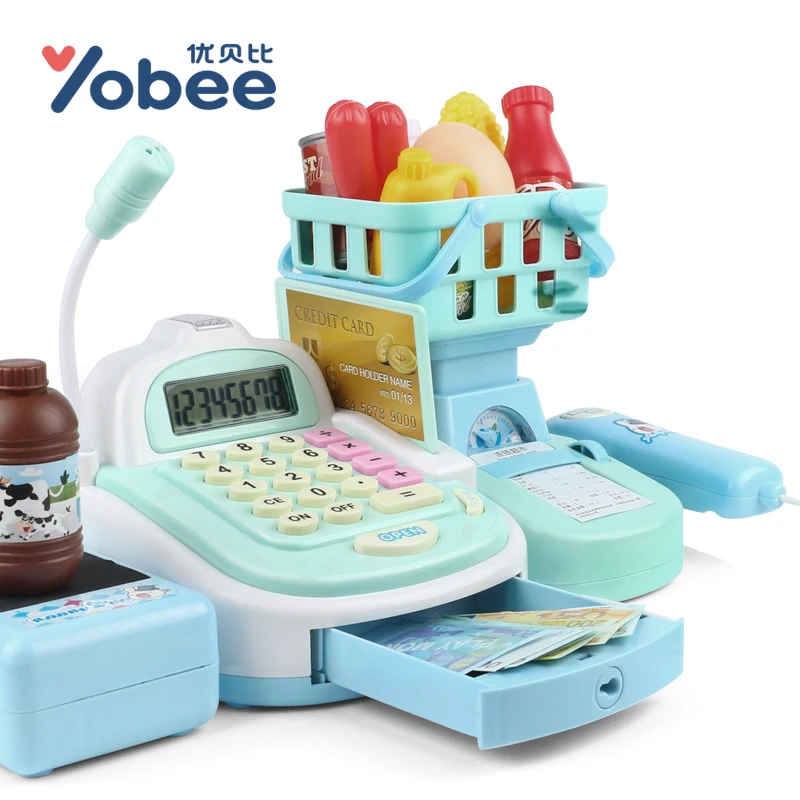 Yobee Многофункциональный кассовый аппарат игрушки развивающие Ролевые игры