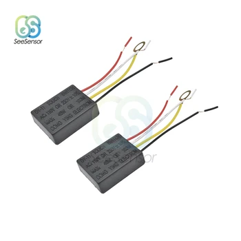 

2Pcs AC 220V Lamp Touch Switch Electrical Equipment Table Light Parts On/off 1 Way Touch Control Sensor Bulb Lamp Switch