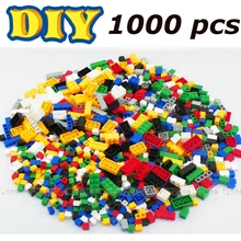 Горячая игрушка для детей Woma Строительные блоки DIY Строительные наборы 1000 штук кирпичей сборка рождественские подарки лучшие детские рождественские подарки