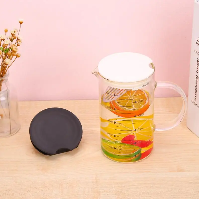 

Heat-Resistant Coffee Tea Mug Filter Cup Cover Reusable Glass Cup Infuser Lid