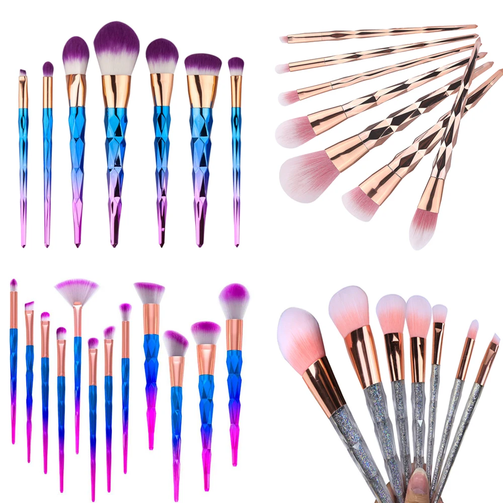 

New Super Soft Hair Fashion Design Cosmetic Makeup Brushes Set Foundation Eyeshadow Brush Eyeshadow Blusher Makeup Brushes Tool