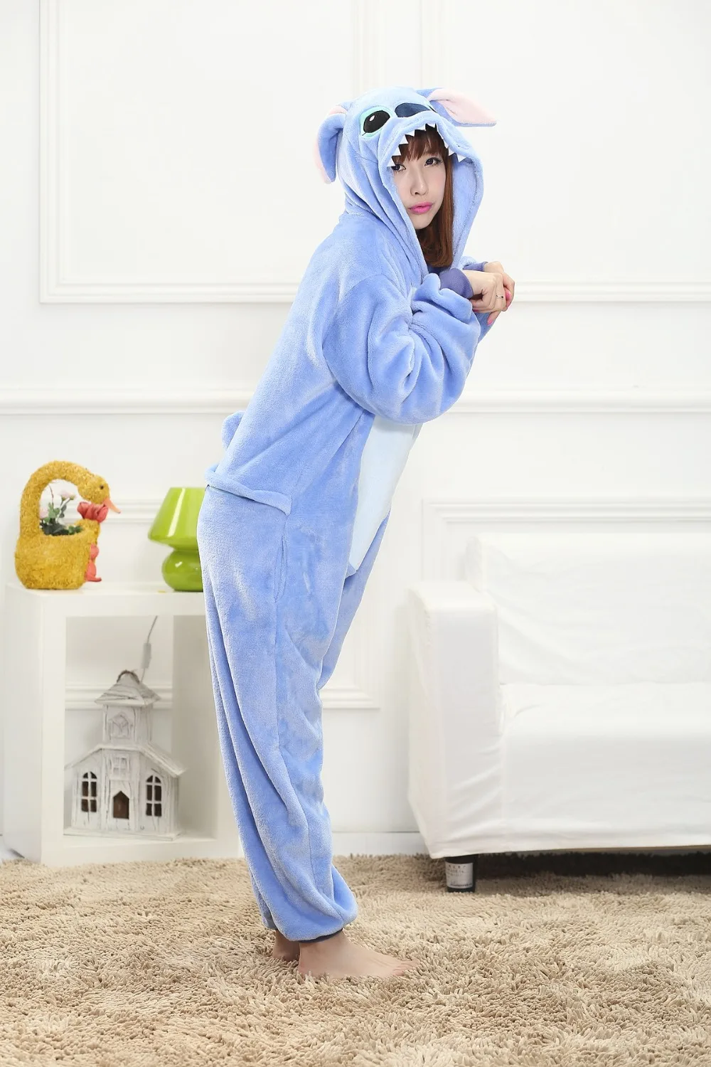 Kigurumi единорог пижамы для взрослых животных Ститч Onesie для женщин и мужчин пара зимние пижамы костюм кошка пижамы фланелевые пижамы