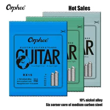 Orphee, envío gratis, 1 Juego de cuerdas de guitarra de acero niquelado para guitarra eléctrica con paquete Original al por menor