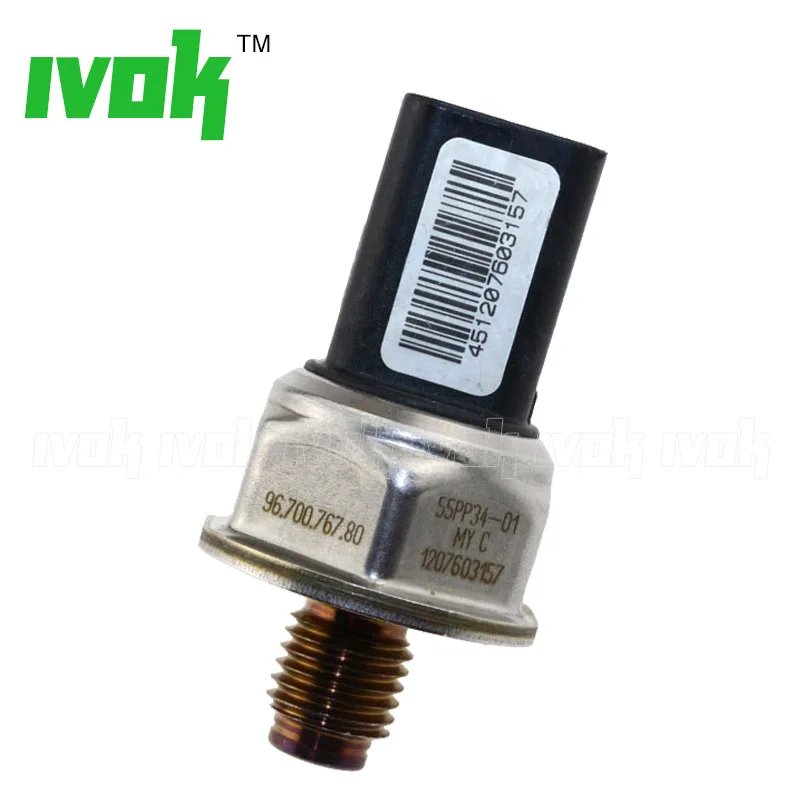 Free Shipping Genuine Fuel Rail High Pressure Sensor For Focus Mk3 Mazda 1.4 1.6 TDCi 2011-2014 96.700.767.80 55PP34-01 | Автомобили и