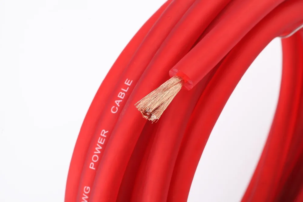 Pure International standar Copper 4GA Car Audio Wires Cable Amplifier Subwoofer Wires Kit OFC 4GA Power Cable 80 AMP Fuse Holder