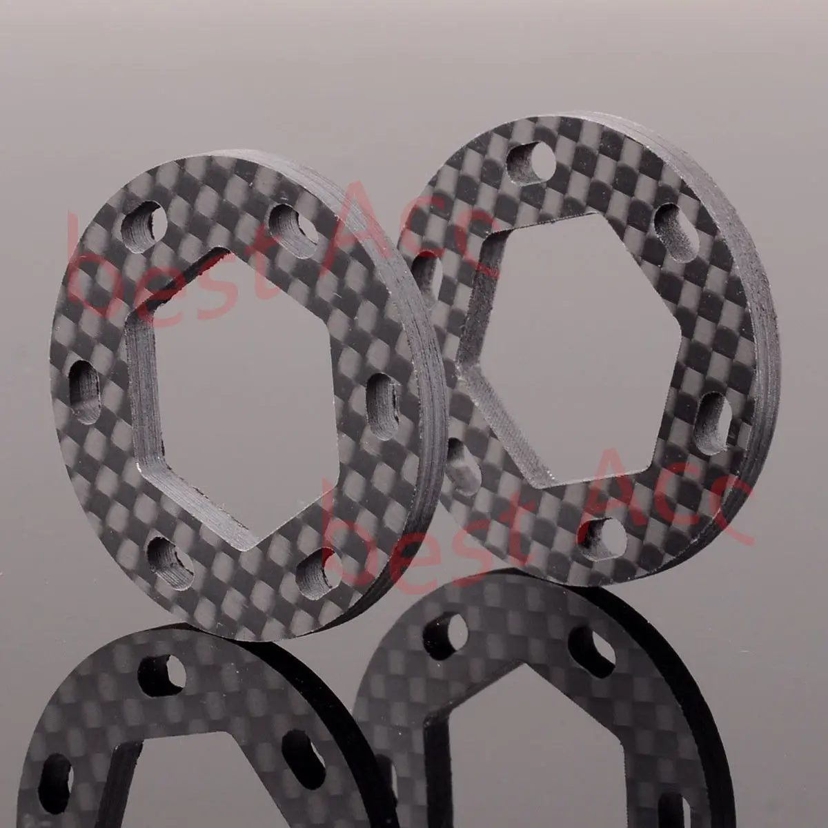 

For RC Car Carbon Fiber DUAL FIBERGLASS BRAKE DISK HPI SAVAGE X XL 4.6 5.9 87055