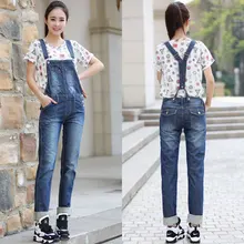 ; Новинка года; модные длинные штаны; комбинезон и комбинезоны; джинсовые комбинезоны; весенние повседневные свободные брюки на бретельках; s-xl