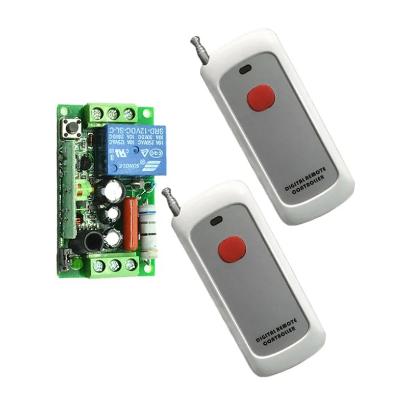 

1000m AC 220V 110V 10A RF Wireless Remote Control Switch System Transmitter Receiver Console Light Motor
