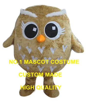 

1 piece cute little brown owl mascot costume high quality cartoon owl baby theme anime cosplay costumes carnival fancy 2652