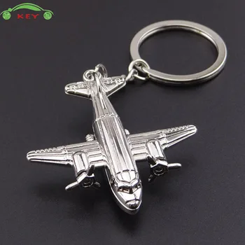 

Creative Airplane Metal Car Keychain Auto Men Key Chain Bag Pendat for Land Rover Subaru Audi Ford Mercedes Holden BMW Keyring