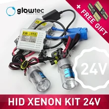 24v 55w farol hid xenon kit fino lastro caminhão luz h7 h3 h7 h8 h9 h11 9006 6000k 4300k 8000k todas as cores dom livre glowtec