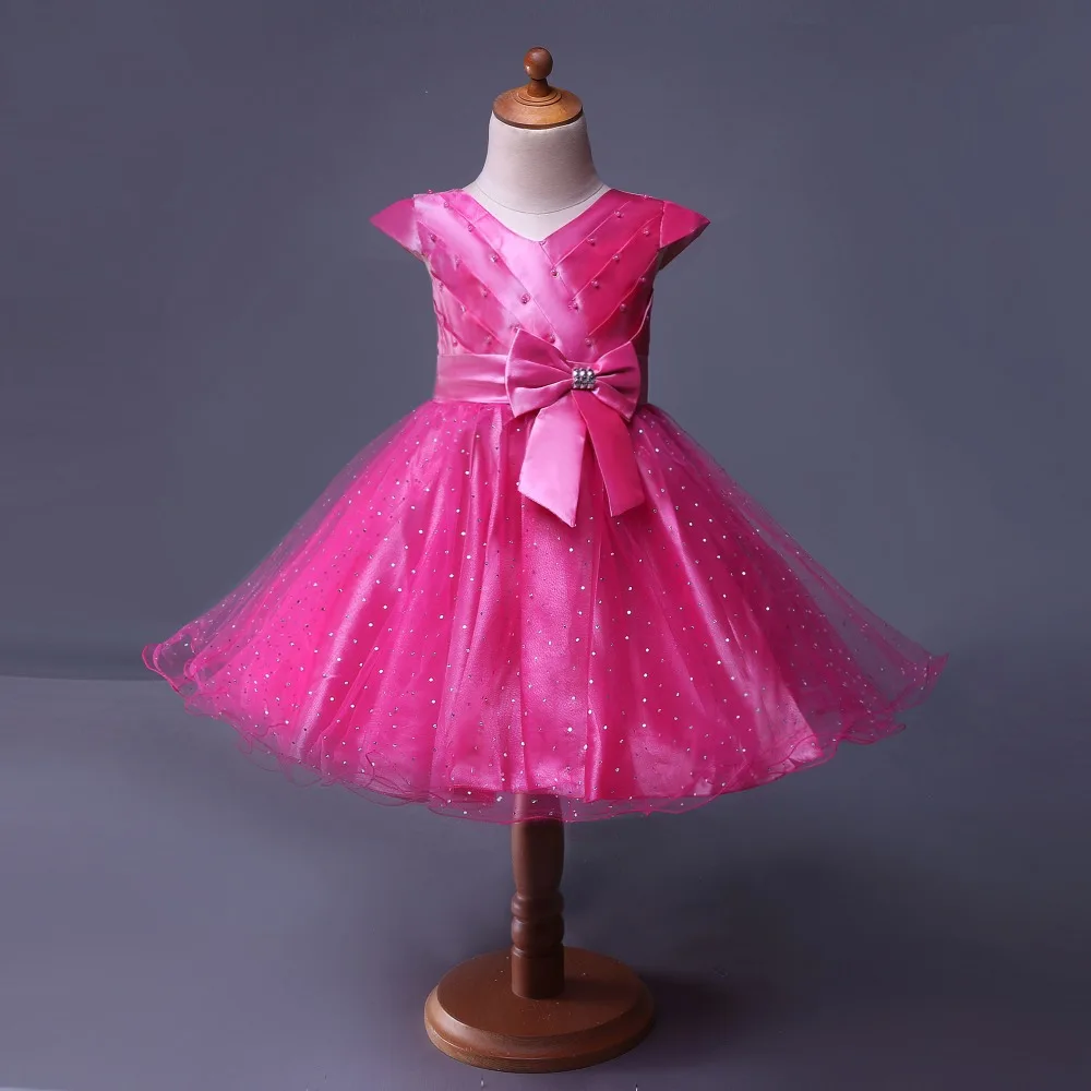 Buy Cuestyles Party Dresses For Girls Hot Pink Girls