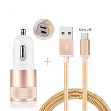 Автомобильное зарядное устройство адаптер для Xiao mi Red mi Note 6 5 4 3 Pro 5A 6A 4 4X 4A 3X Y2 S2 5 3s Plus Y1 mi A2 Lite нейлоновый mi cro USB кабель