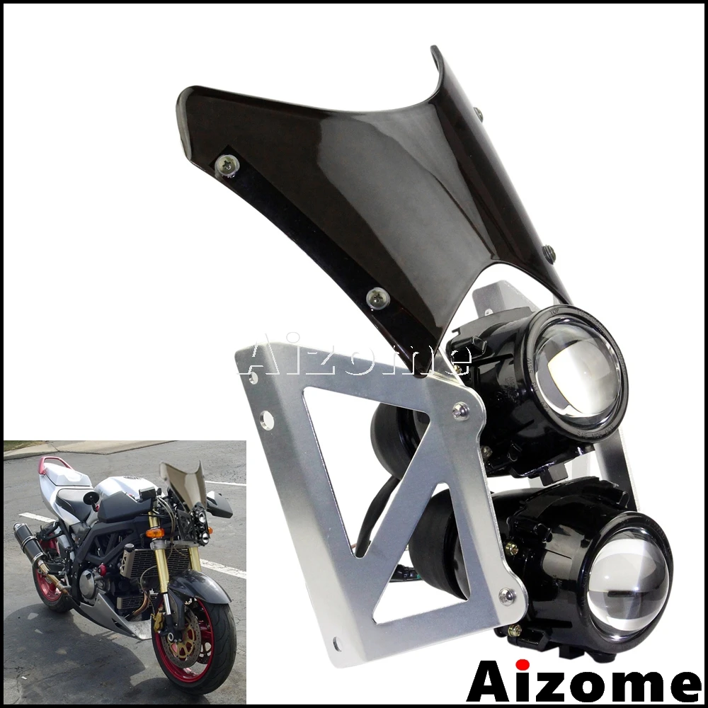 Dual Projector Headlight Motorcycle Motorcycle Hid Projector