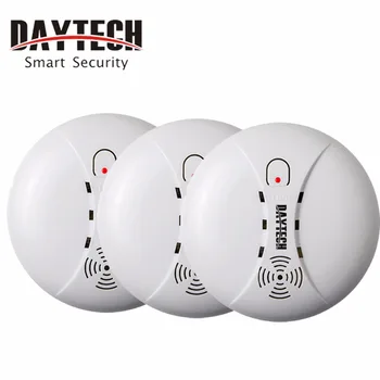 

DAYTECH Smoke Detector Alarm Sensor Fire Alert Sensor 85db Battery Powered for Kitchen/Home/Mall/Hotel/Restaurant/Office 3 PCS