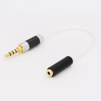 

Audiocrast 3.5mm TRRS Balanced Male to 2.5mm TRRS Balanced Female Hi-End Audio Adapter 7N Silver Plated Audio Cable
