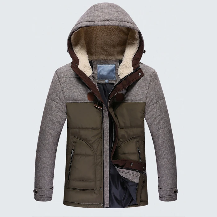 Men Winter Jacket Plus Size New Arrival Casual Slim Cotton With Hooded Parkas Casaco Masculino MA513