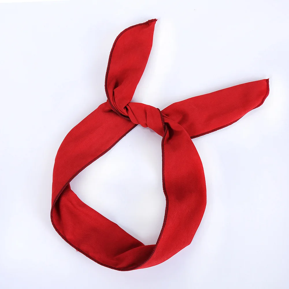 Fashion Women fabric DIY Ties Band Hairbands Headbands for Women Girls Hair Accessories Multi-colors Print Headwear (13)