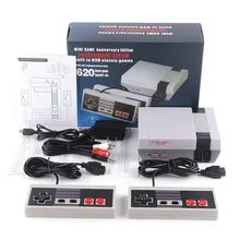 Mini NES AV salida Mini TV Handheld Retro videojuegos consola con clásicos juegos 620 integrado para 4K TV PAL y NTSC