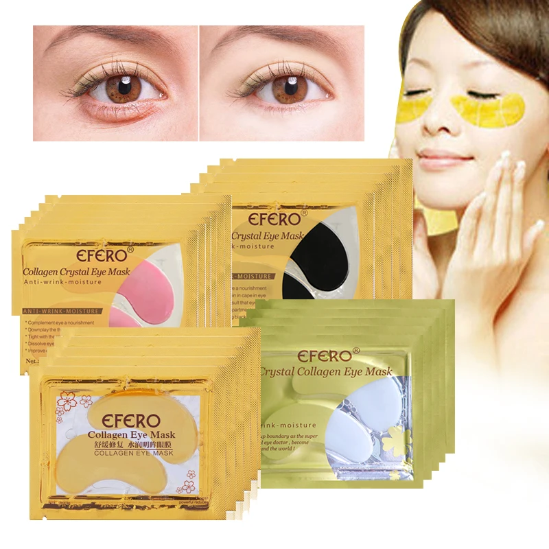 

Collagen Eye Mask Eye Patches Sleeping Pad Gel Eye Masks Remove Dark Circles Puffiness Moisturizing Anti-aging Eye Mask EFERO