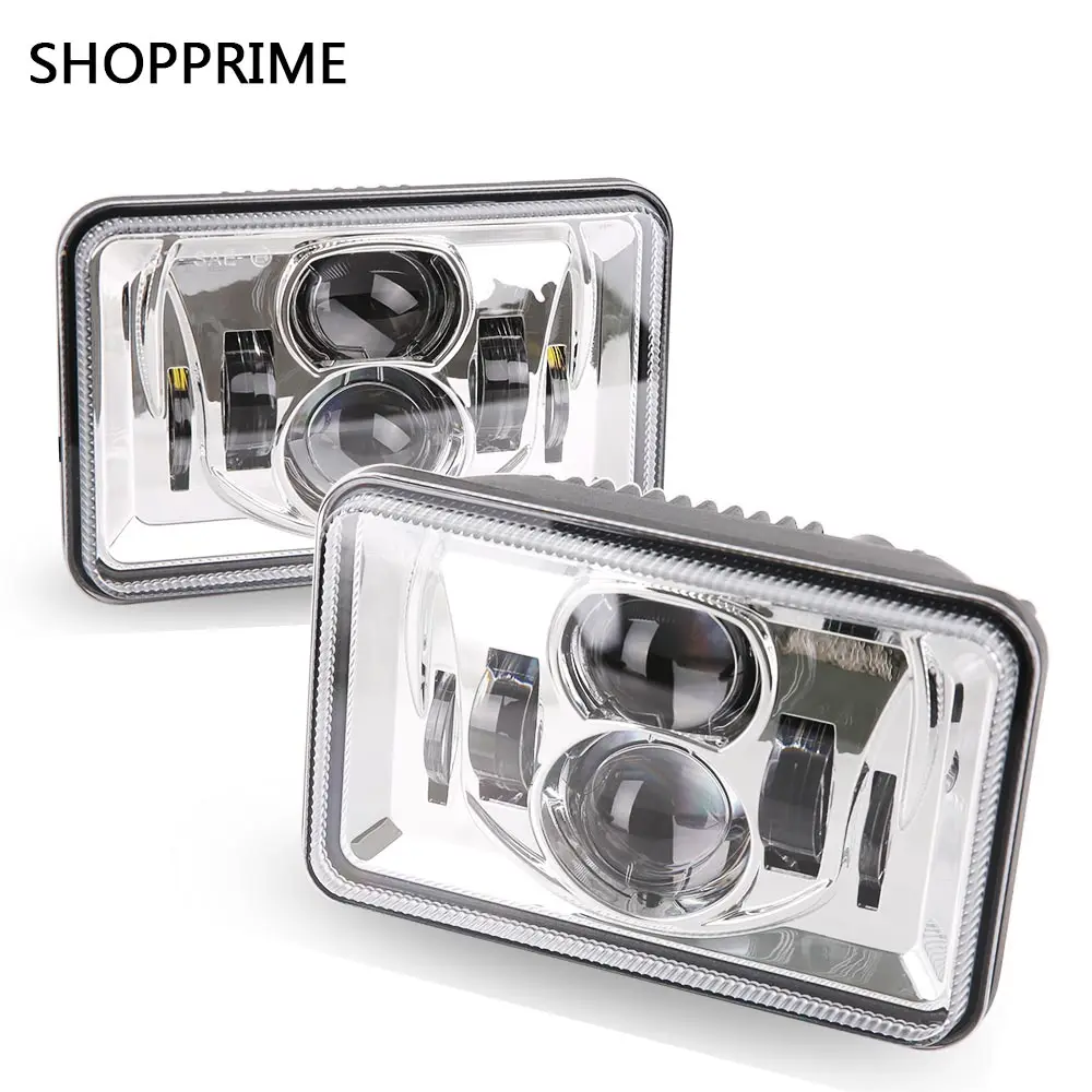 60w Led Rectangular Lamps Auto Replacement 4x6 Sealed Beam Bulbs For Chevy Camaro Iroc-Z H4 LED Square high-low beam 60w Led Rectangular Lamps Auto Replacement 4x6 Sealed Beam Bulbs For Chevy Camaro Iroc-Z H4 LED Square high-low beam