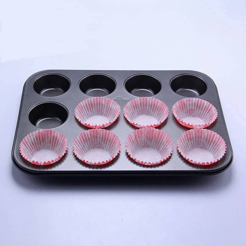 Антипригарная мини-чизкейк кастрюля 12 чашек съемный металлический круглый торт кекс форма для выпечки Десерт-выпечка инструмент D