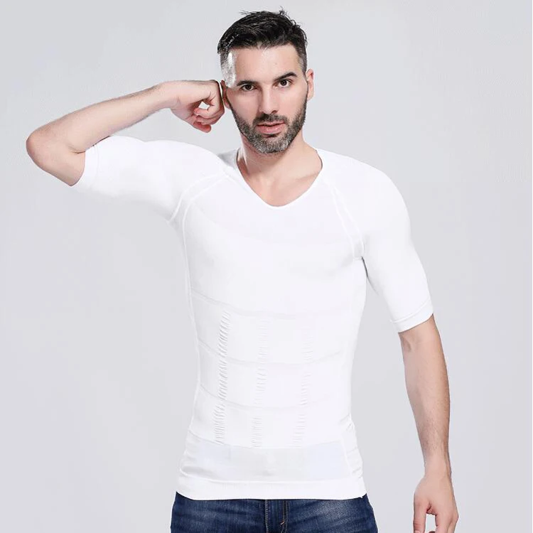 

Men's corset Slimming Tummy Shaper Compression Abdomen Belly Control Slim Waist Cincher Underwear drop body-builshapewear