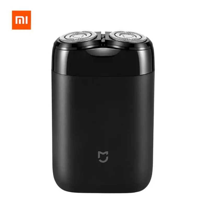 Xiaomi Mijia электробритва для мужчин, мини бритва IPX7, Водонепроницаемая бритва для бороды, бритва с двойным кольцом, перезаряжаемая бритва с USB