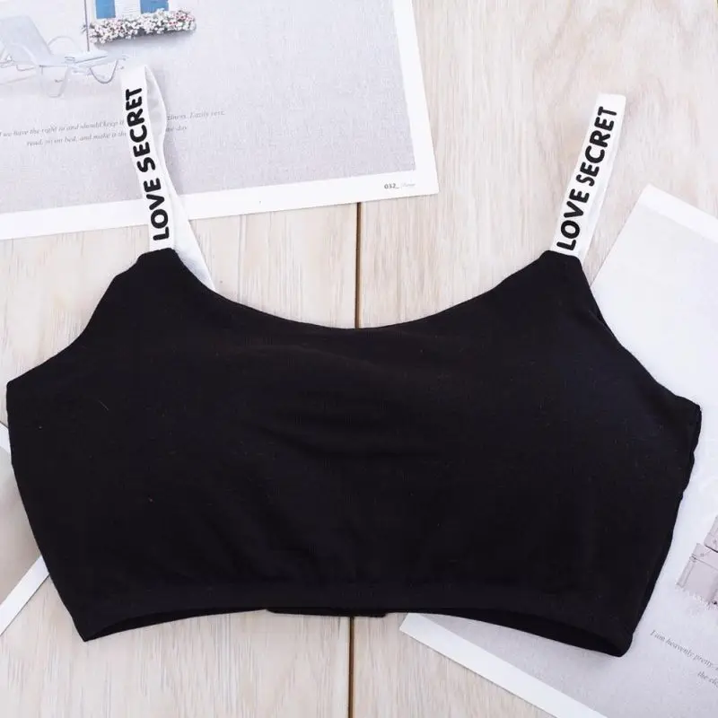 Sexy Seamless Removable Padded Bra Casual Letter Print Bra Fitness Breathable Women Bra