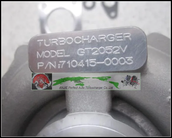 Turbo For BMW 525D E39 2.5L Opel Omega B DTI M57D E39 163HP GT2052V 710415 710415-0003 710415-5003S Turbocharger with Gaskets (5)