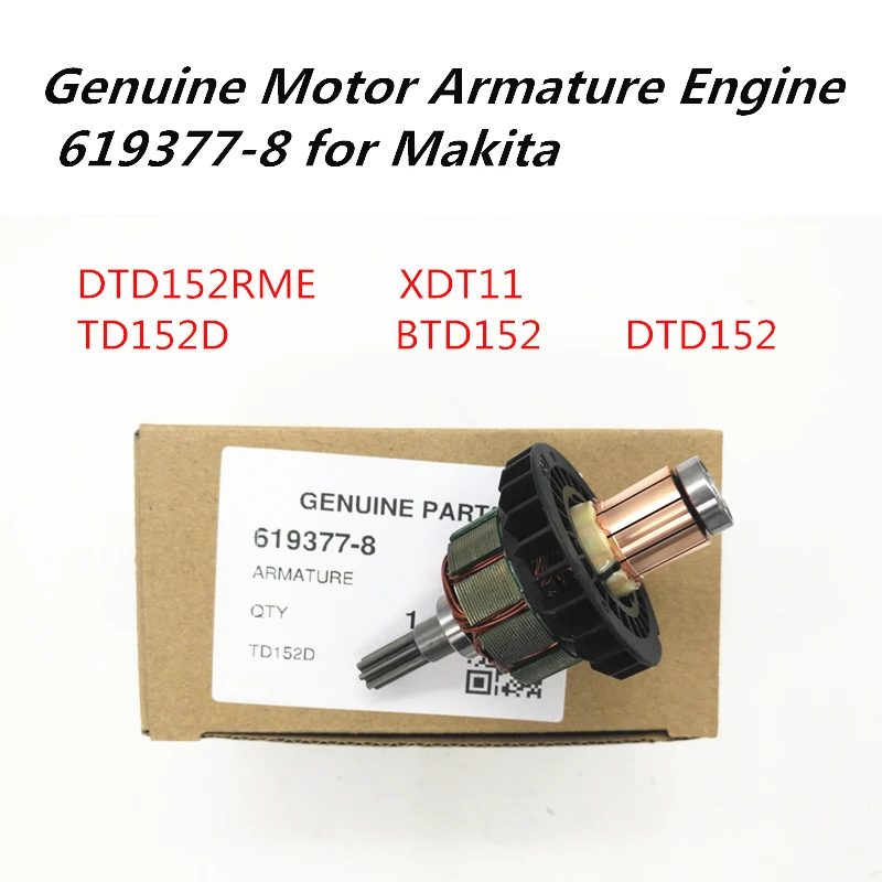 Motor Armature Engine 619377 8 for Makita DTD152 TD152D BTD152 XDT11