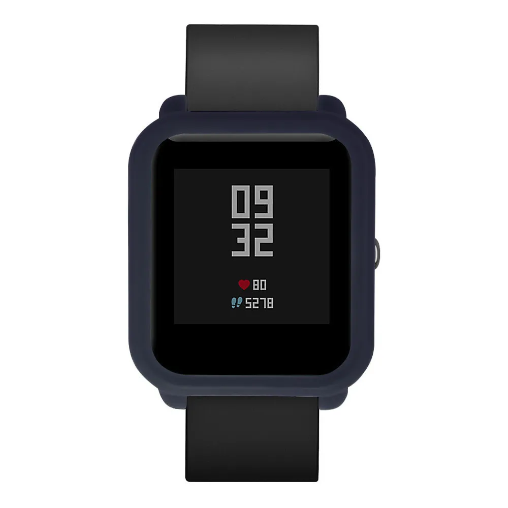 Мягкий ТПУ защитный силиконовый чехол для Huami Amazfit Bip Молодежные Часы SmartWatch Watachband