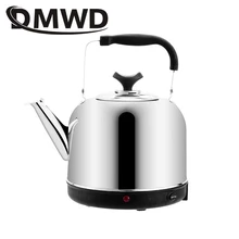 DMWD Электрический чайник с длинным носиком, 4л термостат из нержавеющей стали, нагрев горячей воды, бойлер для кипения, нагреватель, автоматическое отключение чайника