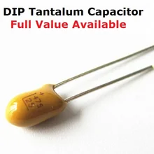 5 шт. 0,1 мкФ 0,47 мкФ 1 мкФ 2,2 мкФ 4,7 мкФ 10 мкФ 47 мкФ 100 мкФ 16 V, алюминиевая крышка, 25В 35В DIP Тантал конденсатор с алюминиевой крышкой, 105 475 104 474 225 106 476 107