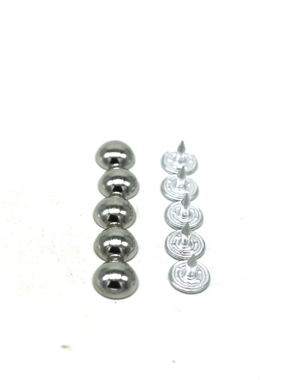 

9mm New Arrival Rivets For Leather 50 Sets Fit Bag Jeans Metal Decorative Spikes Studs Shinning Color